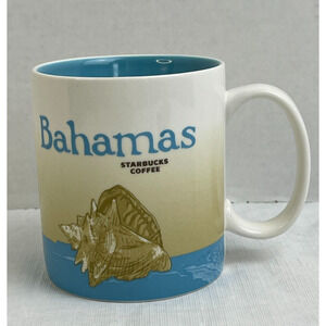 Starbucks Bahamas Global Icon Collector Series Coffee Mug Cup 16 Ounce 2010